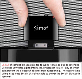 Compatibility note image shows supported devices by Smof adapter