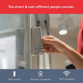 Pearl counter with Wi-Fi and cloud app on a tablet for real-time insights.