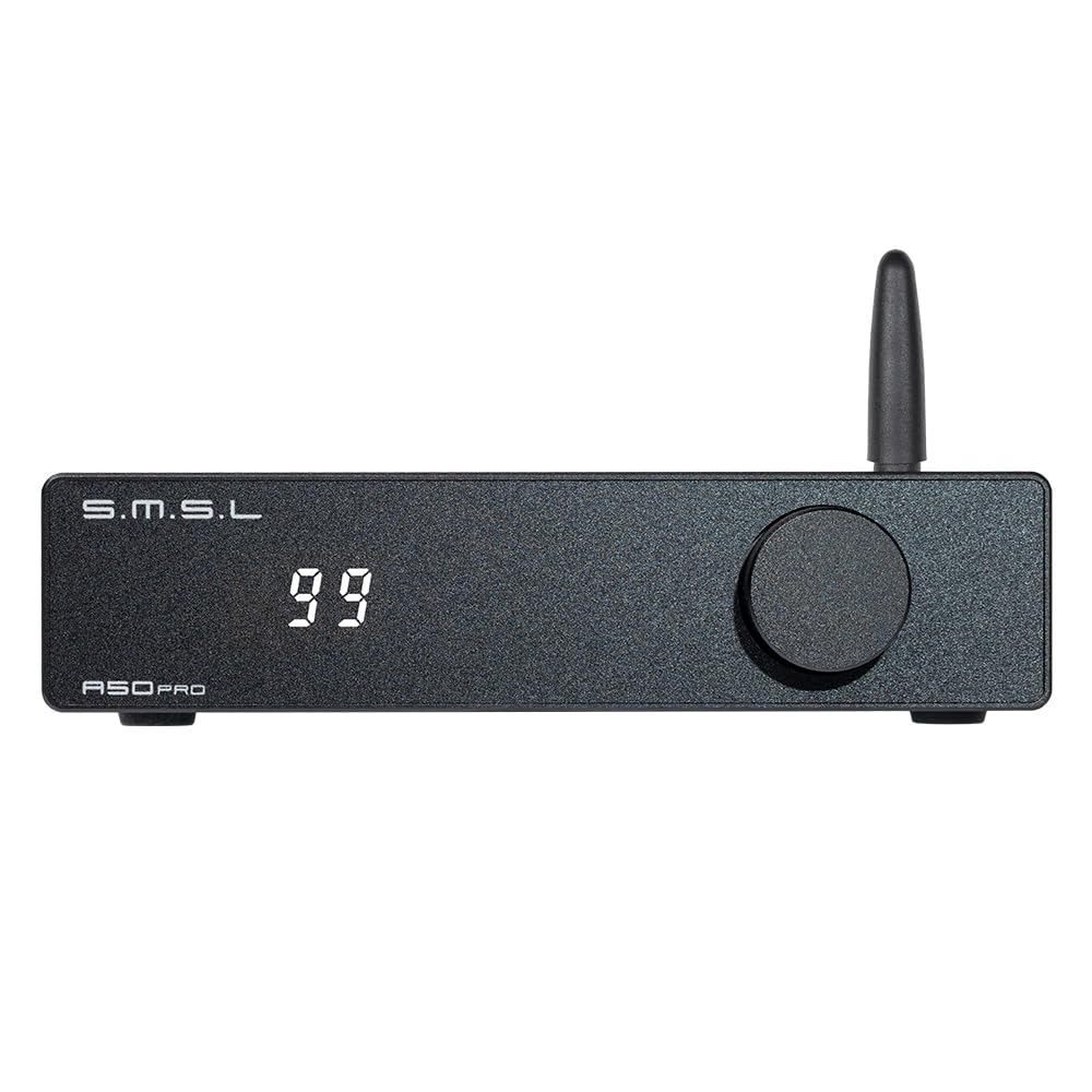 S.M.S.L A50 Pro front panel controls enable quick tone and input adjustments.