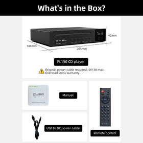 SMSL PL150 CS43198 DAC chip enables detailed audio.
