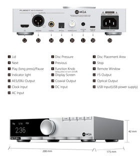 SMSL PL200T front panel buttons providing tactile control during listening sessions.