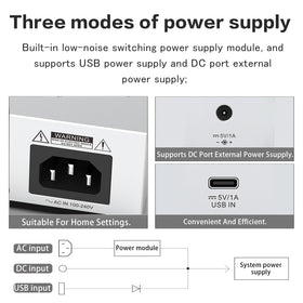 SMSL PL200T flexible power options suit different home setups.