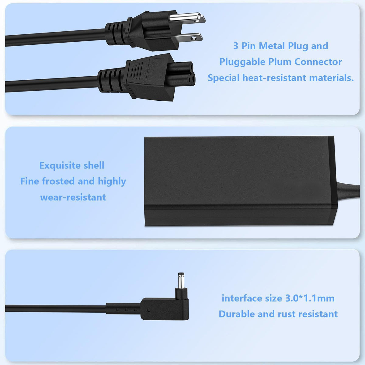 Smsutu charger cable length designed for flexible home or travel setups.