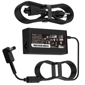 Smsutu N19C3 charger close-up showing 65W output and barrel tip