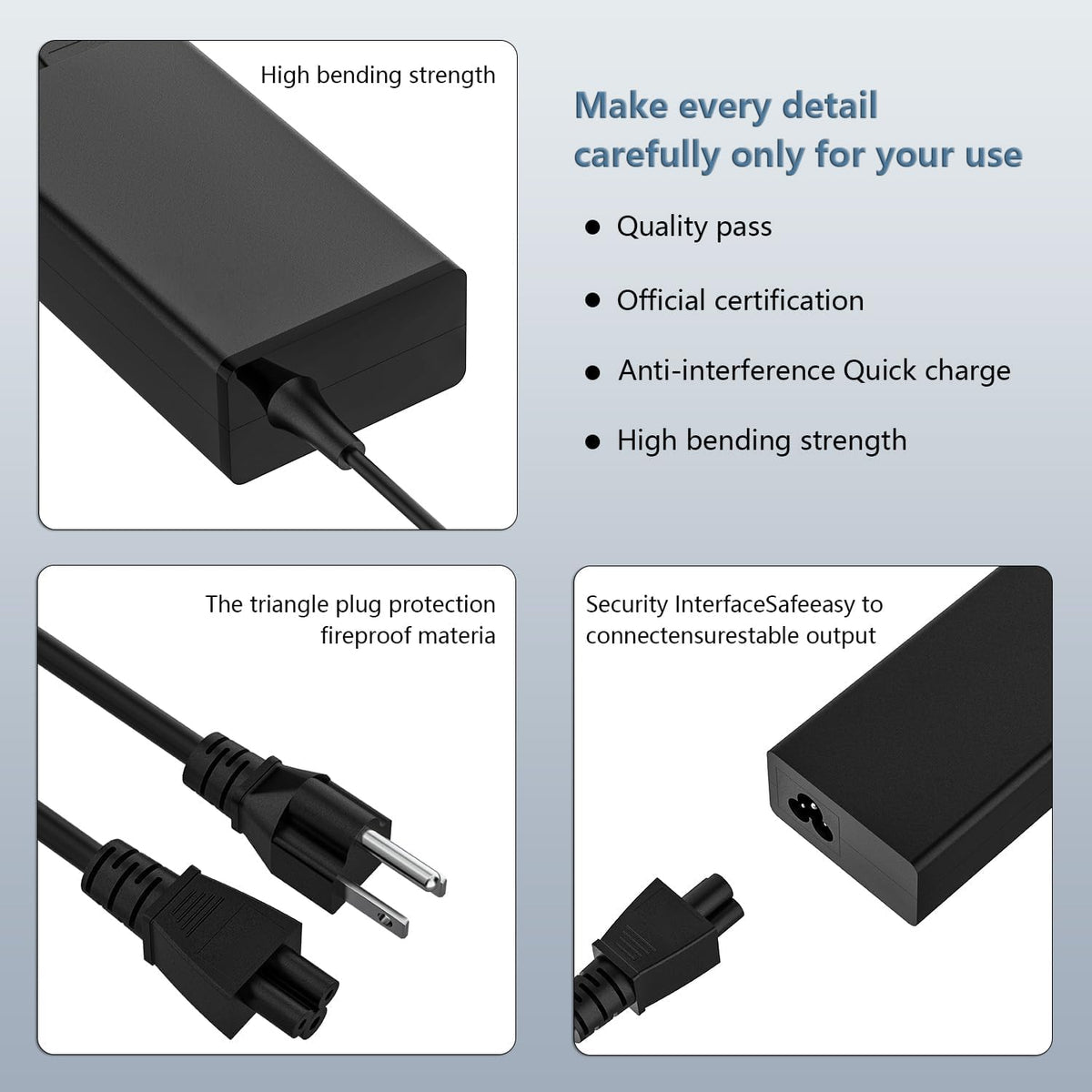 Smsutu N19C3 includes AC cable in package for easy setup