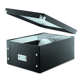 Snap-N-Store CD storage box capacity 30 CDs in jewel cases.