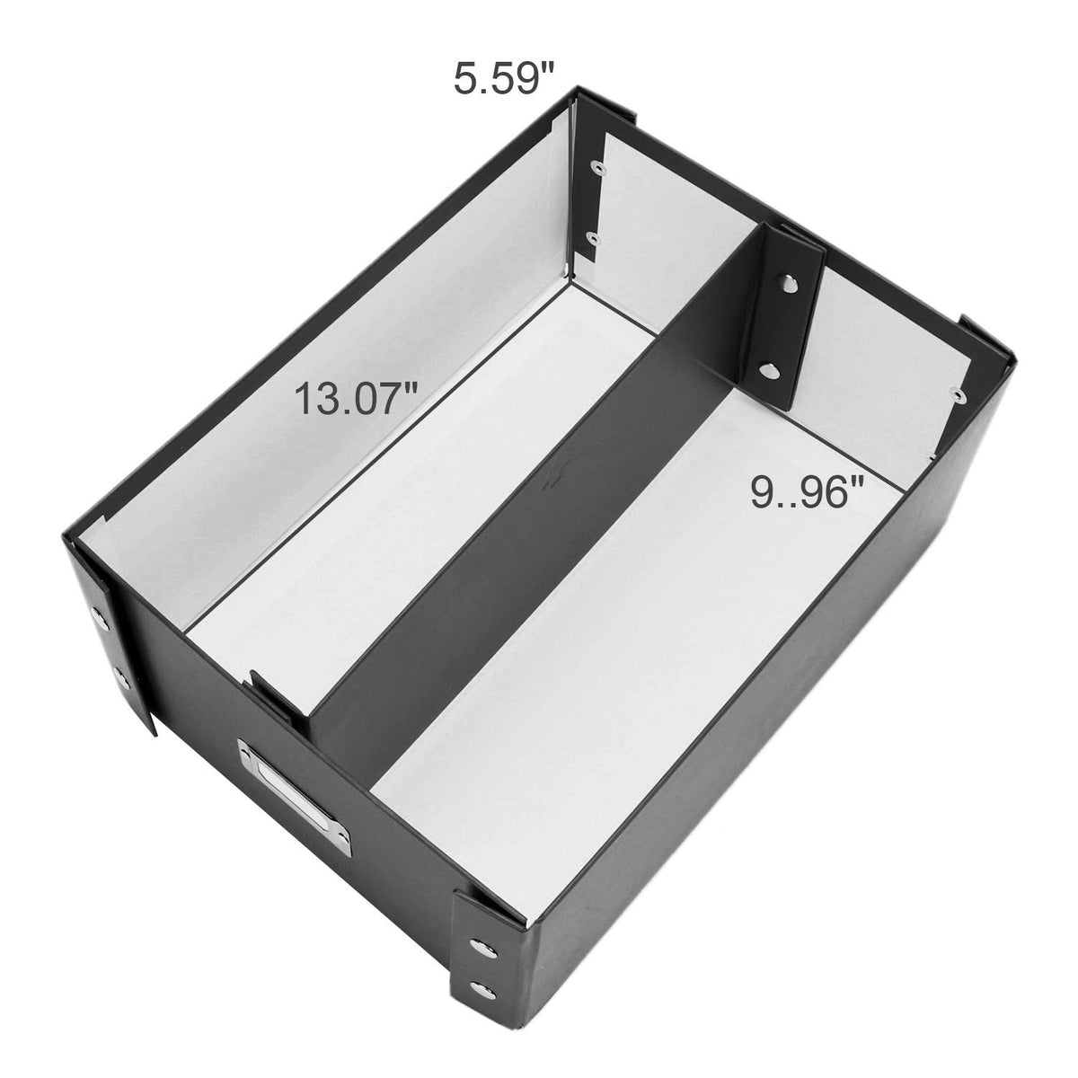Snap-N-Store CD storage box sleek black design for home or office.