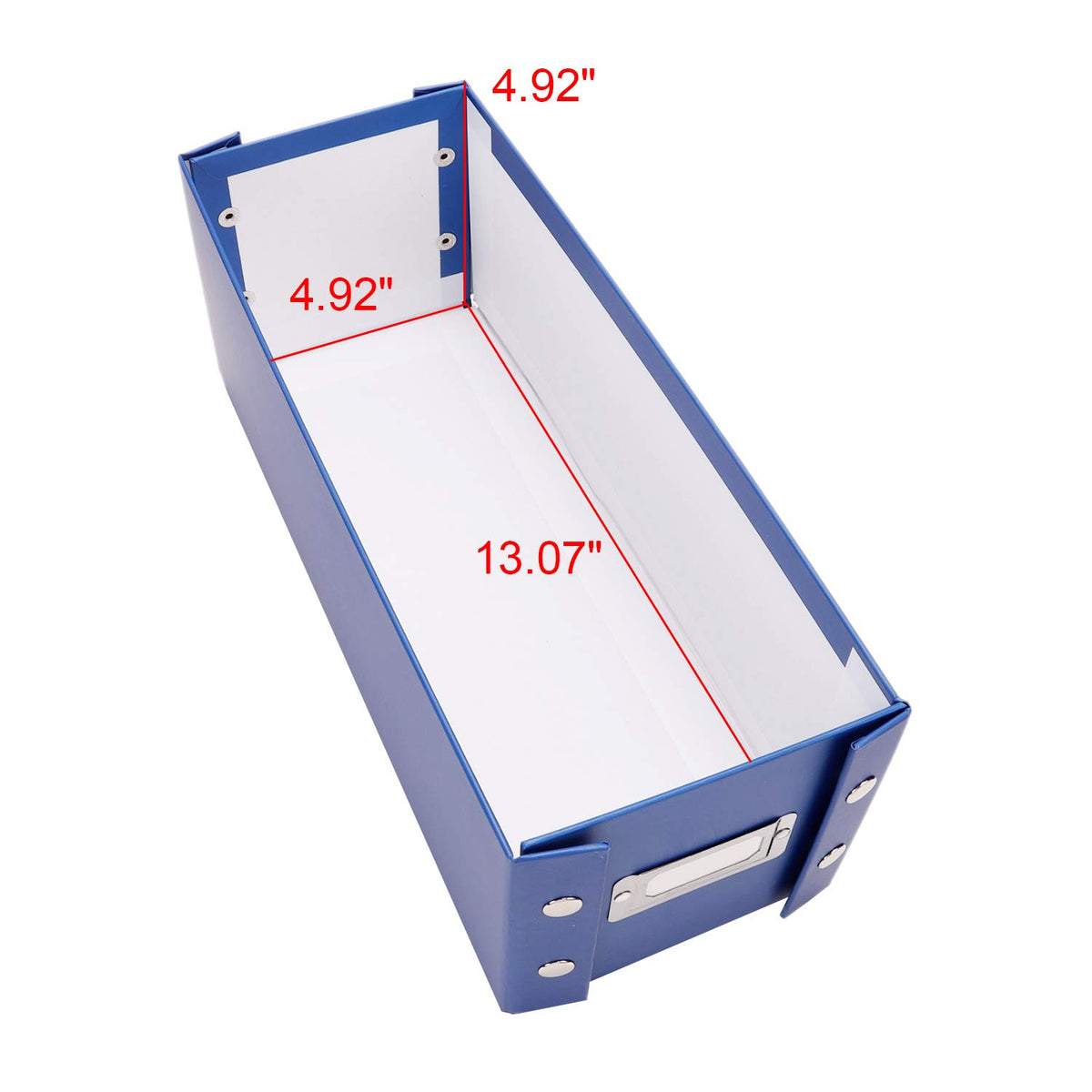 Snap-N-Store stacked boxes with lid demonstrating space-saving storage benefit