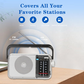 Snokauwa AM FM radio speaker grille delivering bold, clear broadcast sound