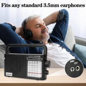 Snokauwa portable weather radio battery compartment illustrating backup power flexibility