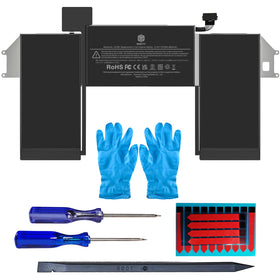 SNSYIY front view of A2389 battery showing connectors and fit benefit