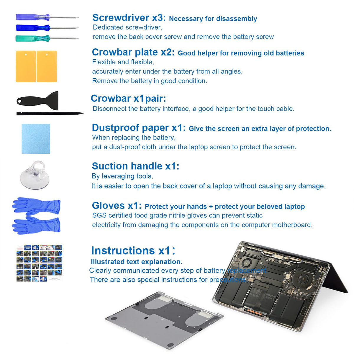 SNSYIY battery size comparison beside ruler highlighting correct fit and installation confidence