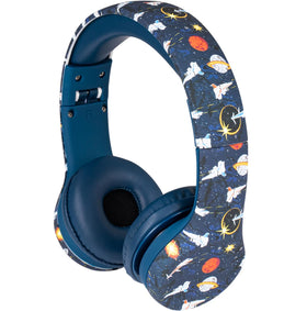 Snug Play+ Space headphones front view for comfortable all-day wear during playtime