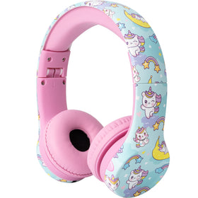Snug Play+ Unicorn headphones sharing port enables daisy-chain listening for families