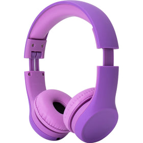 Snug Play+ headphones showing built-in volume limiter for kids.