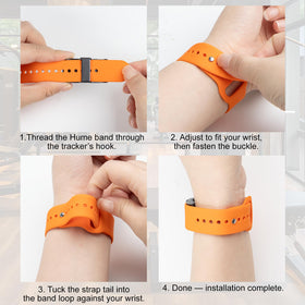 Adjustable fit from 150mm to 220mm for versatile wear.