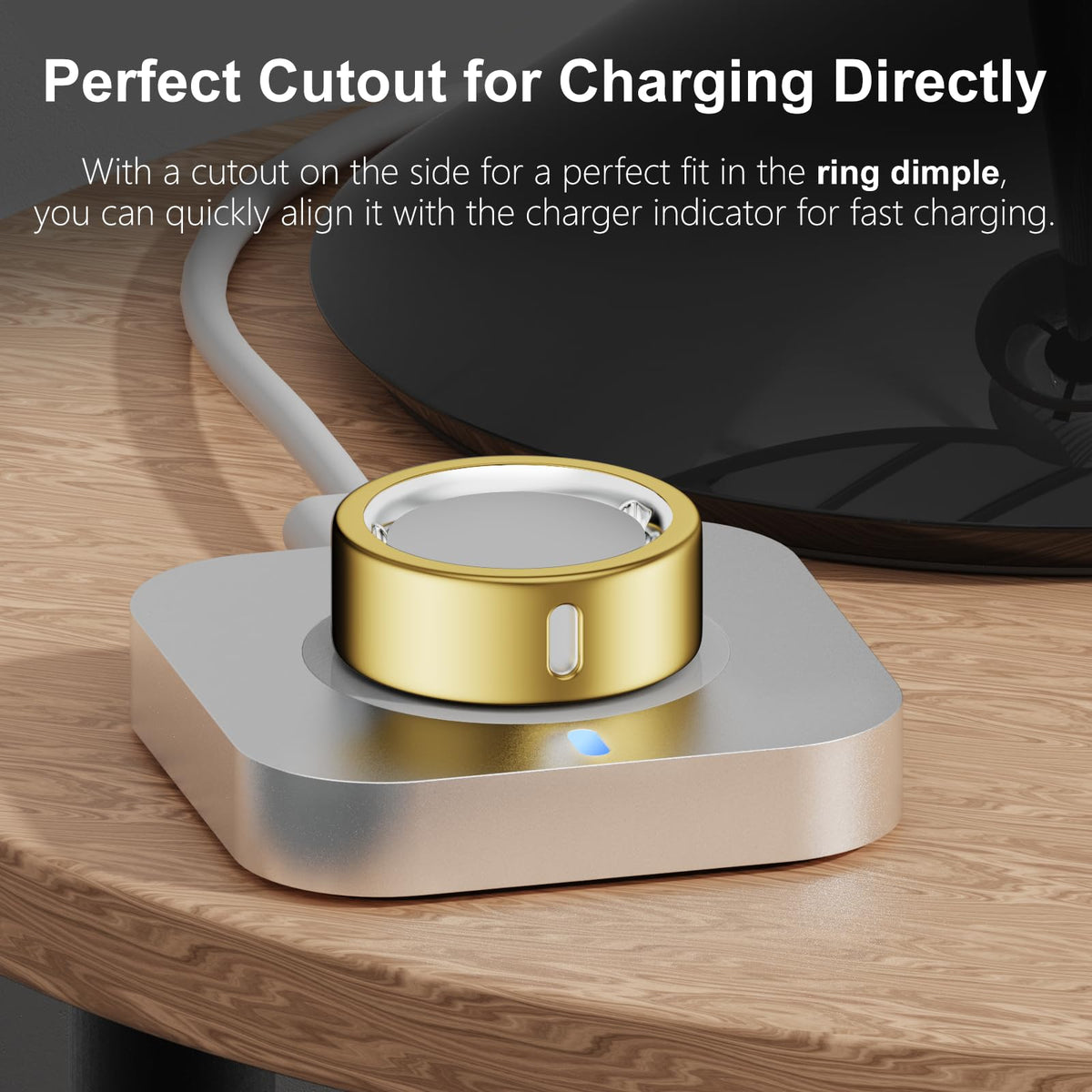 Snyeest Oura Ring cover with precise cutouts and direct charging access