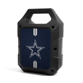 SOAR Dallas Cowboys speaker front view showing team logo and portable benefit