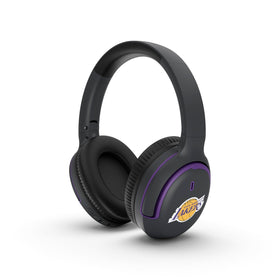 SOAR NBA active noise cancelling headphones with Lakers branding for immersive game-day sound.