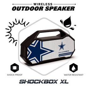 SOAR Oakland Raiders speaker control buttons detail for quick playback and volume use