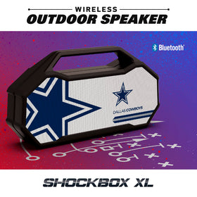 SOAR Oakland Raiders speaker built-in handle close-up for easy transport benefit