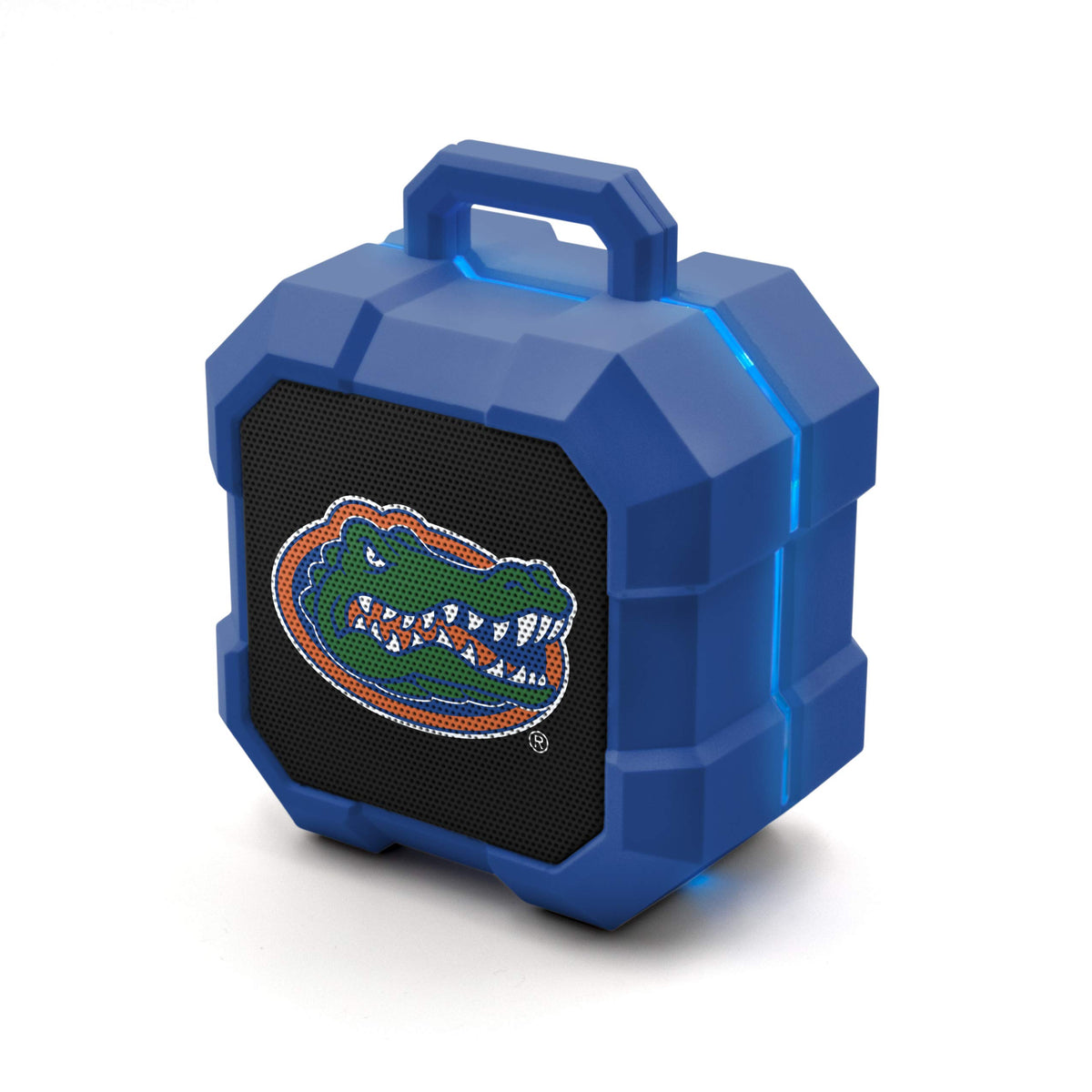 SOAR Shockbox front view with Florida Gators logo showing portable team pride