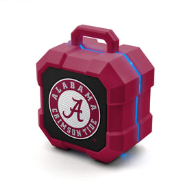 SOAR Shockbox front view with Alabama logo, shows team pride and portable sound