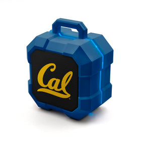 SOAR Shockbox front view with Cal Golden Bears logo showing portability and team pride