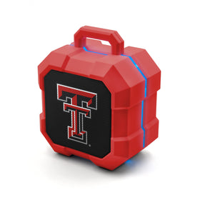 SOAR Shockbox front view with Texas Tech graphic showing team spirit and portable sound