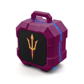 SOAR Shockbox front view showing Arizona State Sun Devils branding and compact shape for team pride