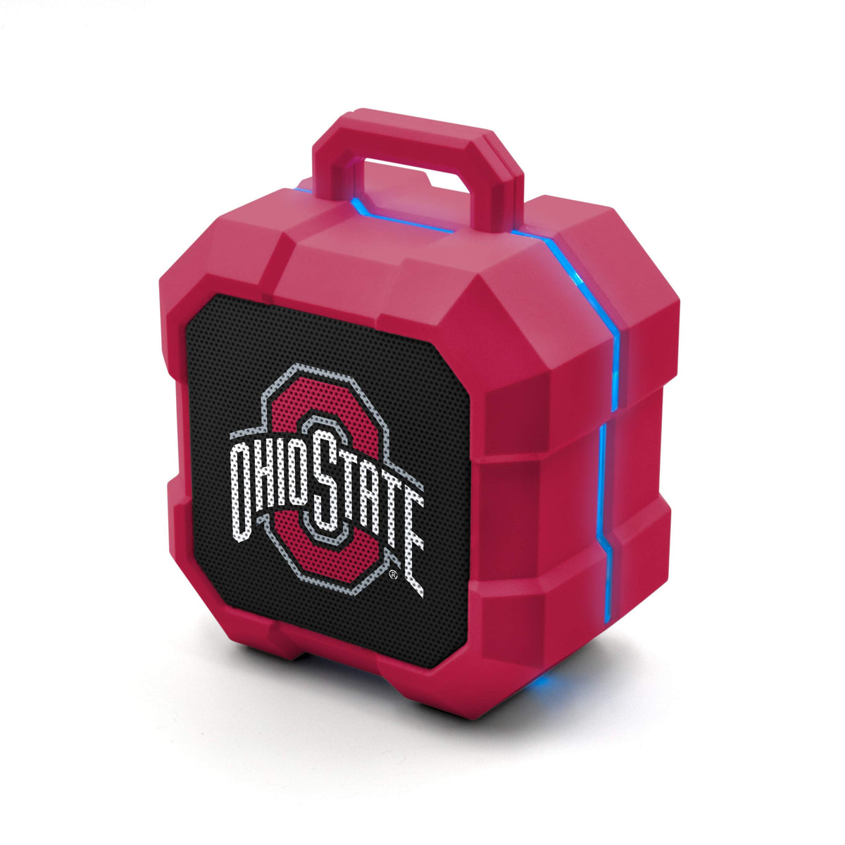SOAR Shockbox Buckeyes portable speaker for tailgates and outdoor use.