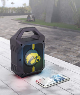 SOAR ShockBox XL LED close-up showing color lights and beat-syncing for lively atmosphere