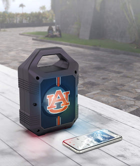 SOAR ShockBox XL LED lights close-up pulsing with music — adds lively atmosphere
