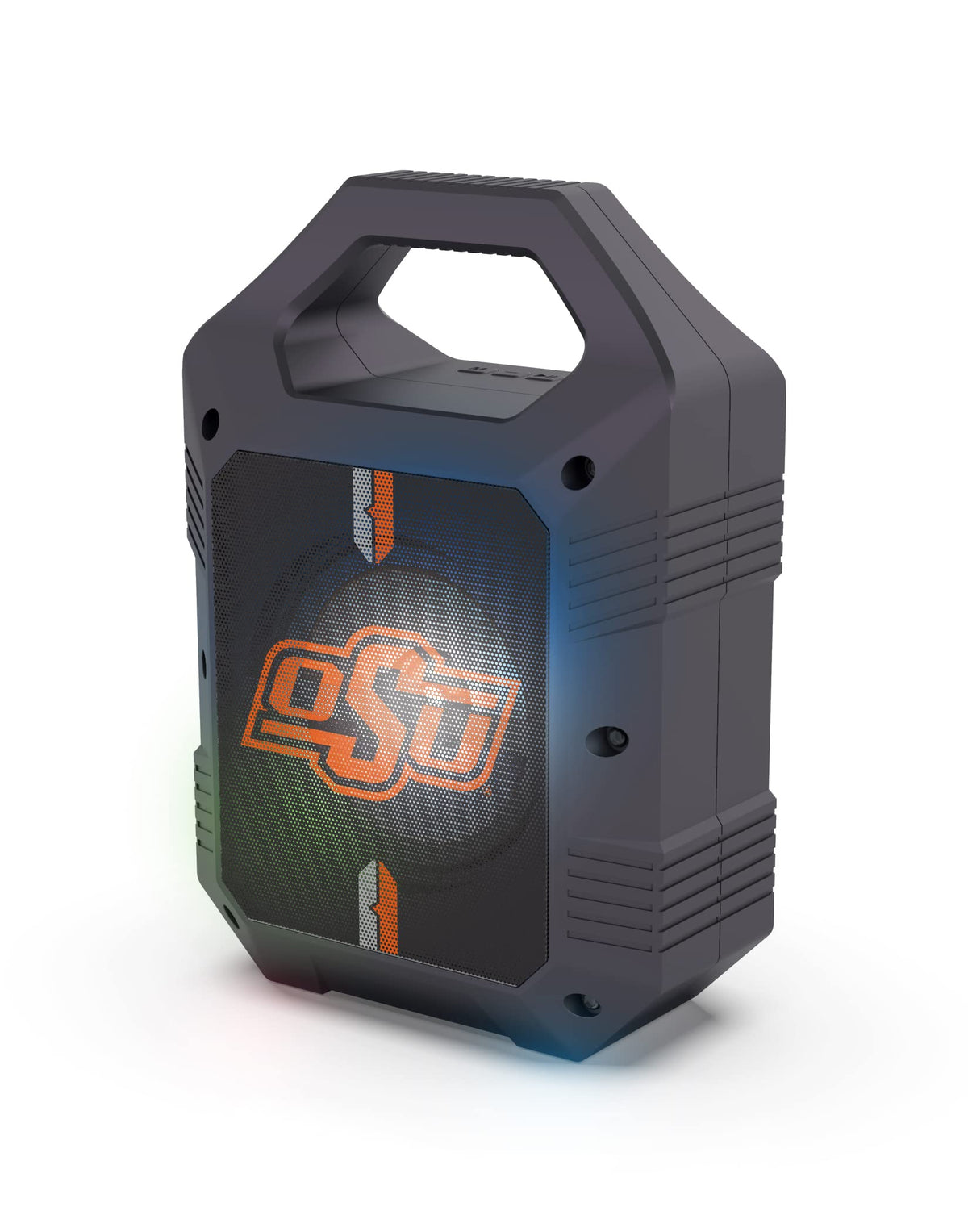 SOAR ShockBox XL front view shows portable design for tailgates and trips.