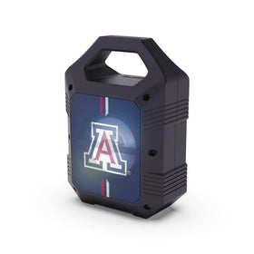 SOAR ShockBox XL LED Speaker front view showing rugged portable design for outdoor use