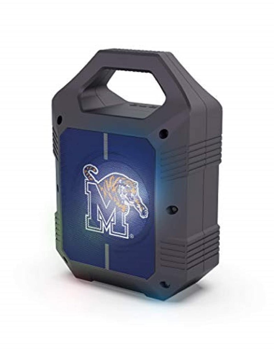 SOAR ShockBox XL Memphis Tigers front view showing logo and portable handle, perfect for tailgates