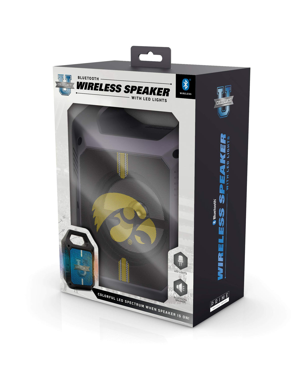 SOAR ShockBox XL on a tailgate with fans, demonstrating portable sound and easy carrying