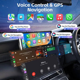 Sobalai waterproof rearview camera close-up with LED lights improving reverse visibility