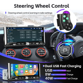 Sobalai display showing GPS navigation and map apps for real-time routing while driving