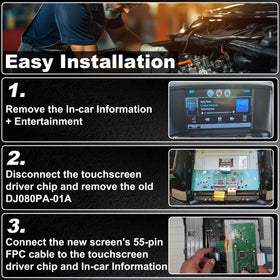 Sobalai DJ080PA-01A 8-inch screen compatibility with Chevy GMC trucks ensures seamless system integration.