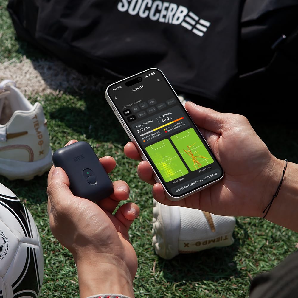 SOCCERBEE app data transfer after game to analyze performance