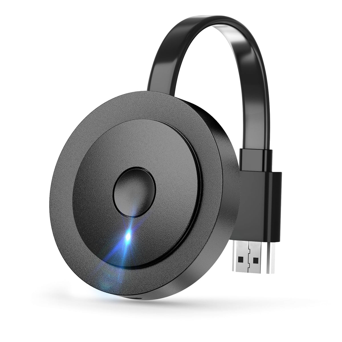 SOCLLLife 4K wireless HDMI adapter connected to a TV for cord-free streaming.