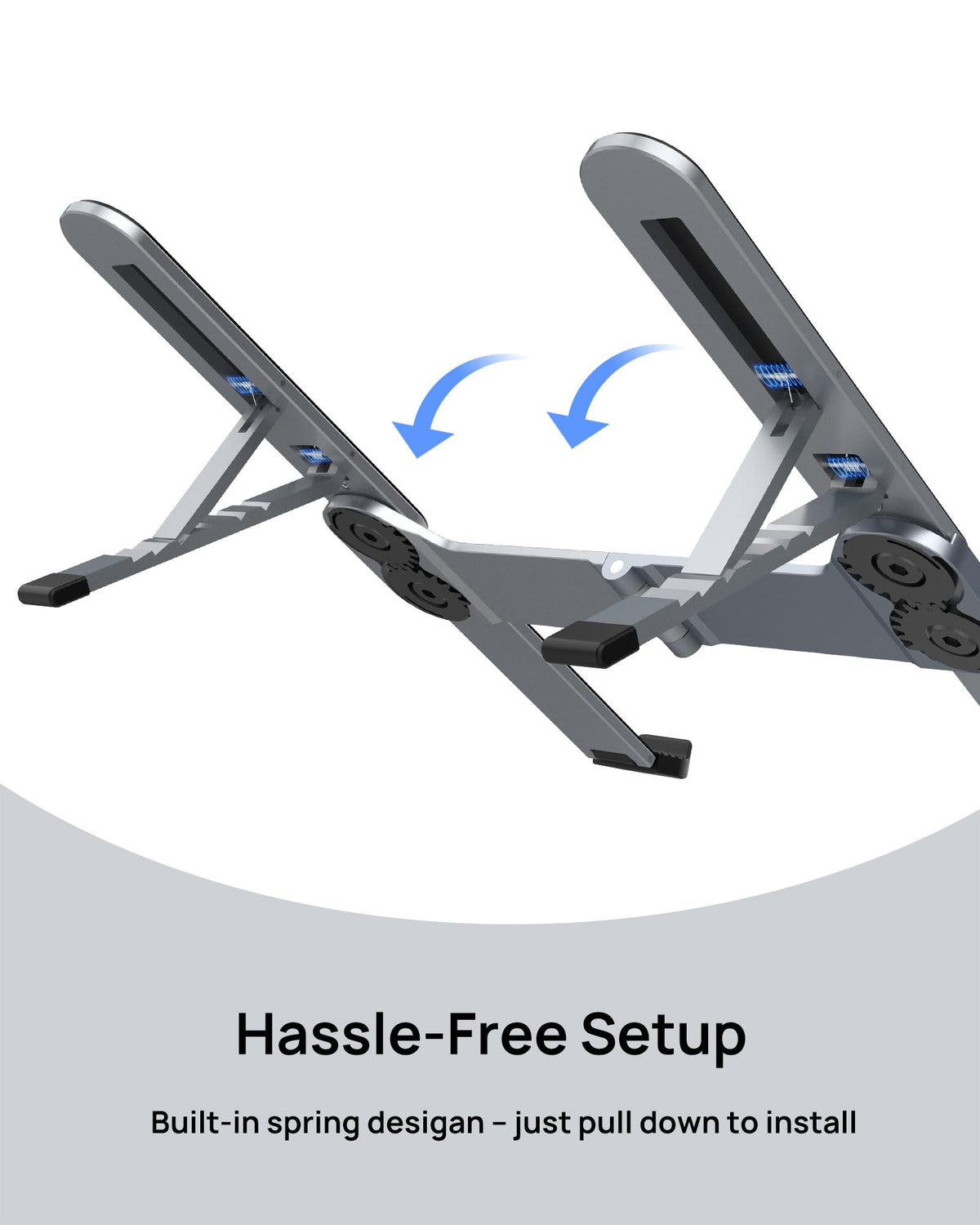 SODI h-frame-aluminum-construction provides sturdy desk support with a modern look.