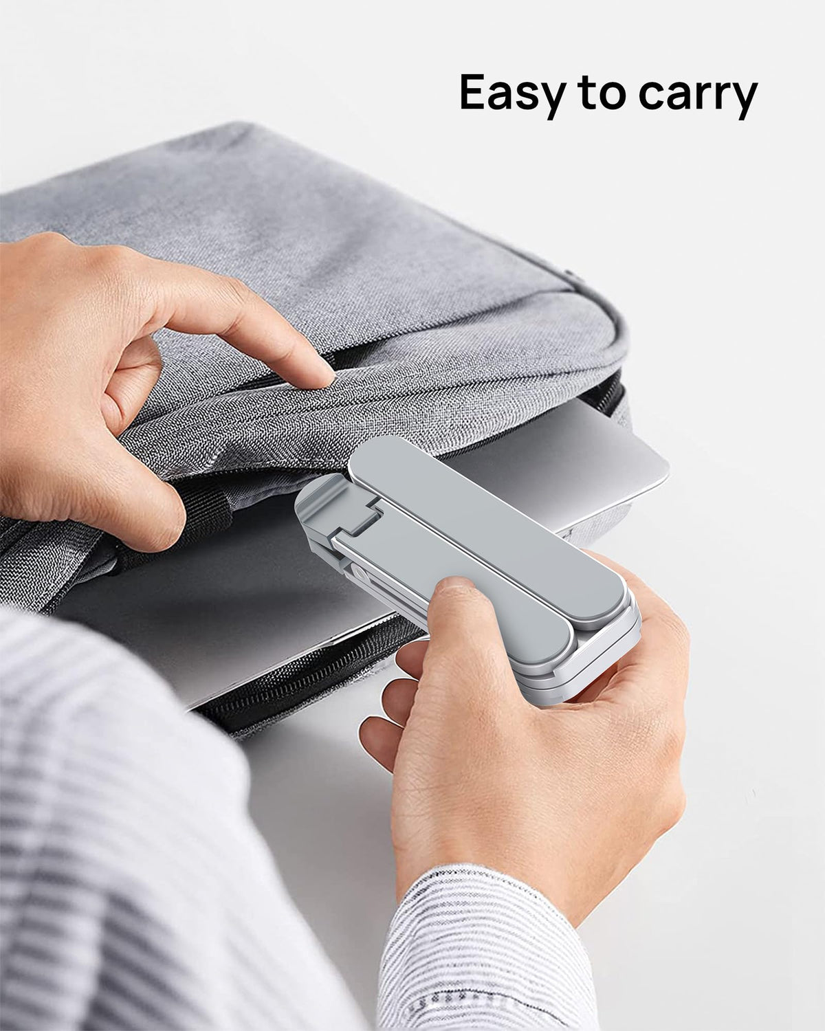 Lightweight aluminum frame of SODI stand for easy transport