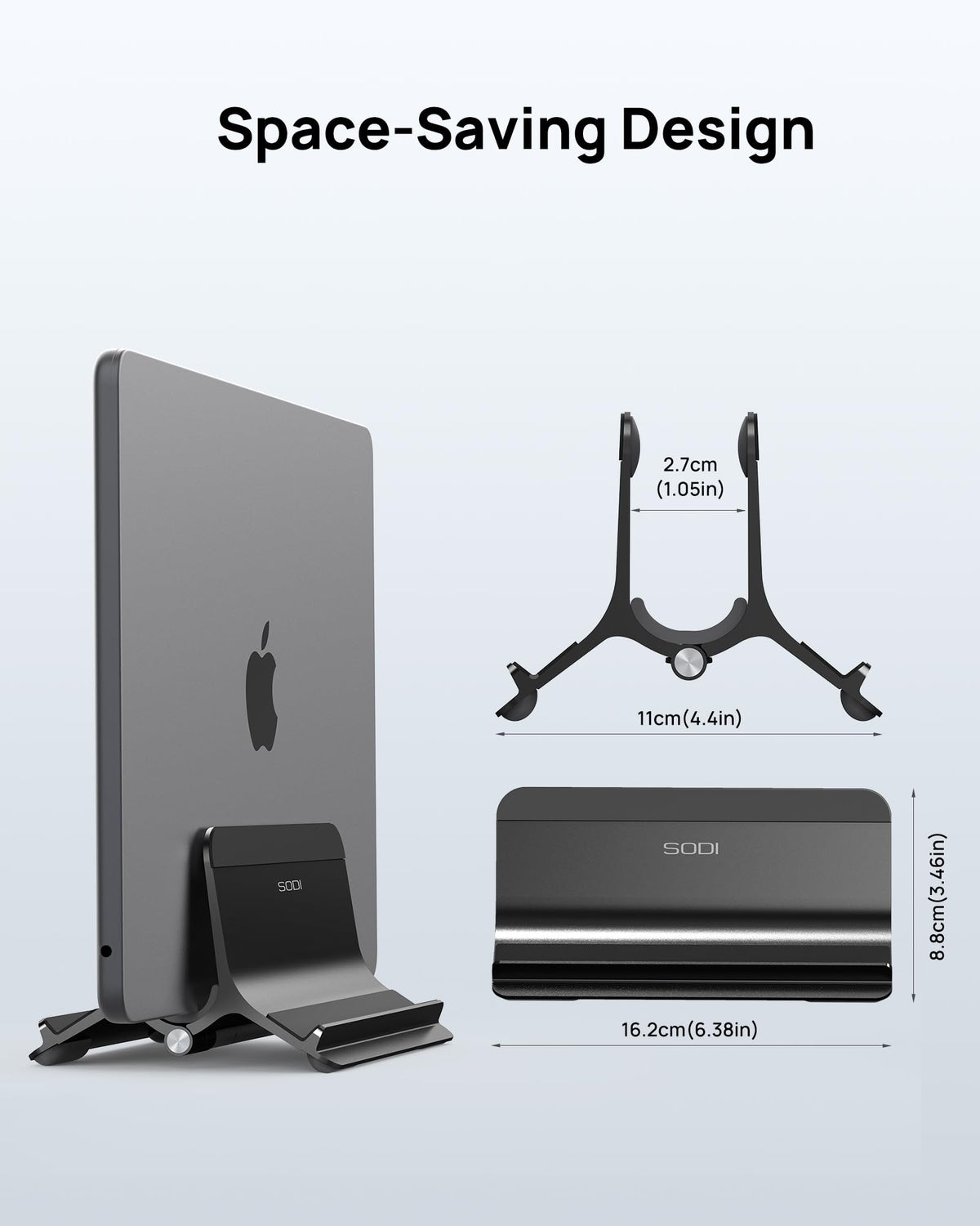 SODI on a tidy desk illustrating improved workspace organization and style