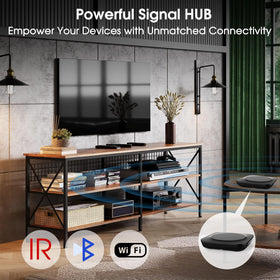 SofaBaton X1S with lift-to-wake and backlit keys for night use.