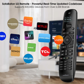 SofaBaton U2 app setup streamlines device pairing and customization.