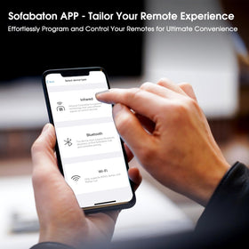 SofaBaton X1S voice control with Alexa and Google Assistant for hands-free use.