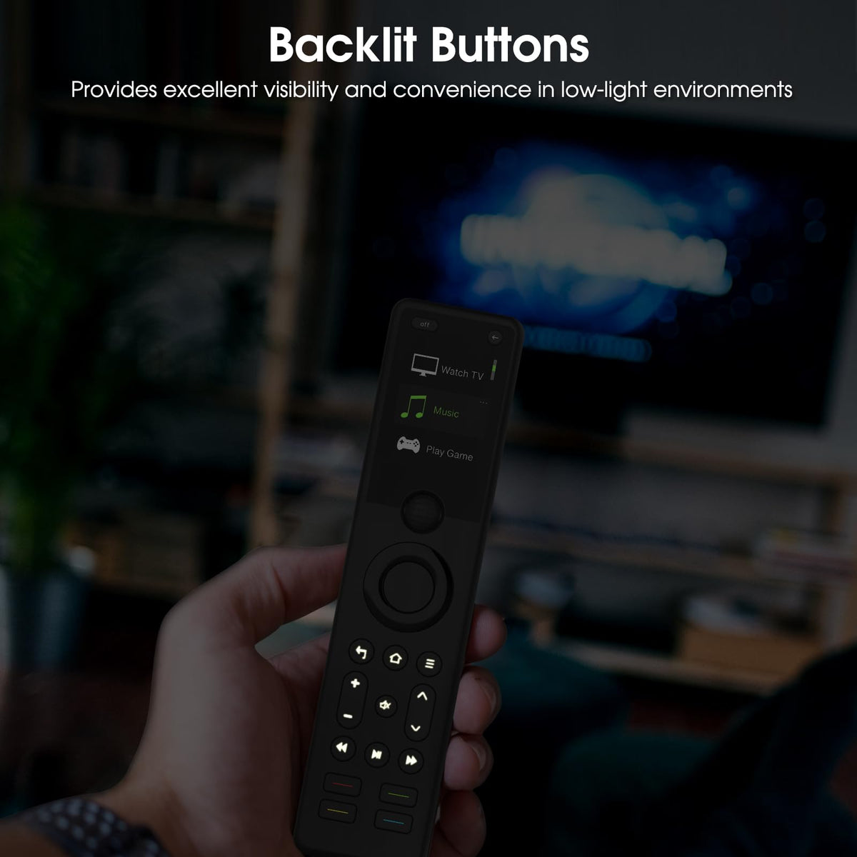 SofaBaton X1S customizable macros for quick scenes.