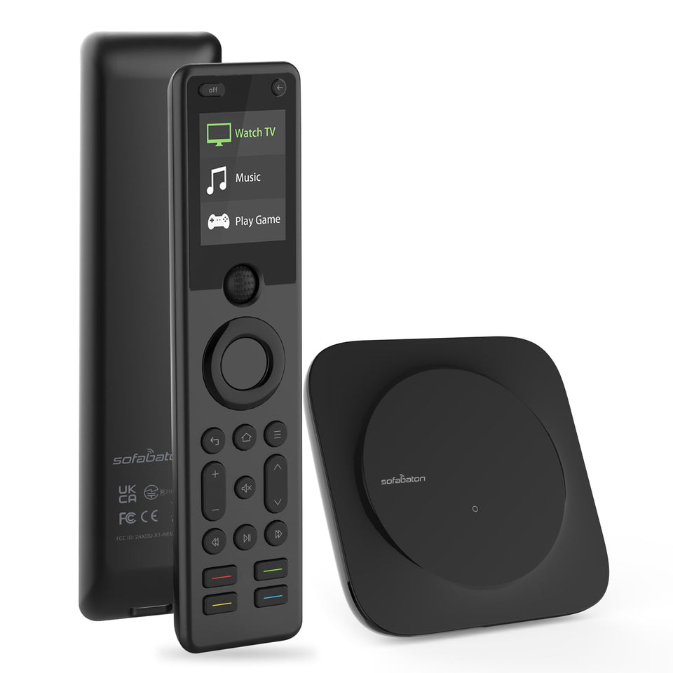 SofaBaton X1S raise-to-wake in action for instant readiness.